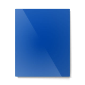 Cobalt Blue Solid Color Metal Print | TeksDecor