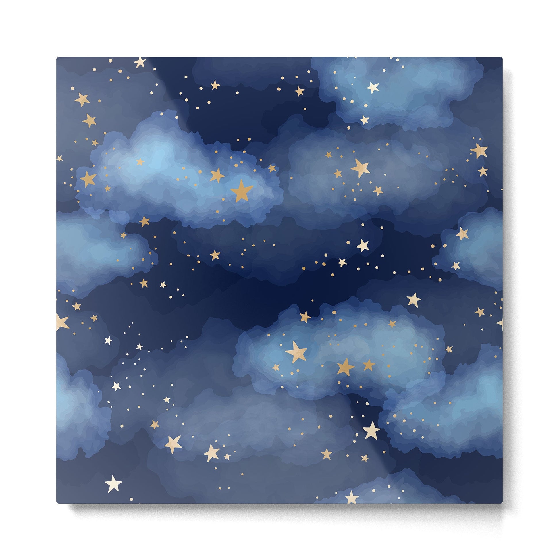 Magical Starry Night Sky  Metal Print | TeksDecor