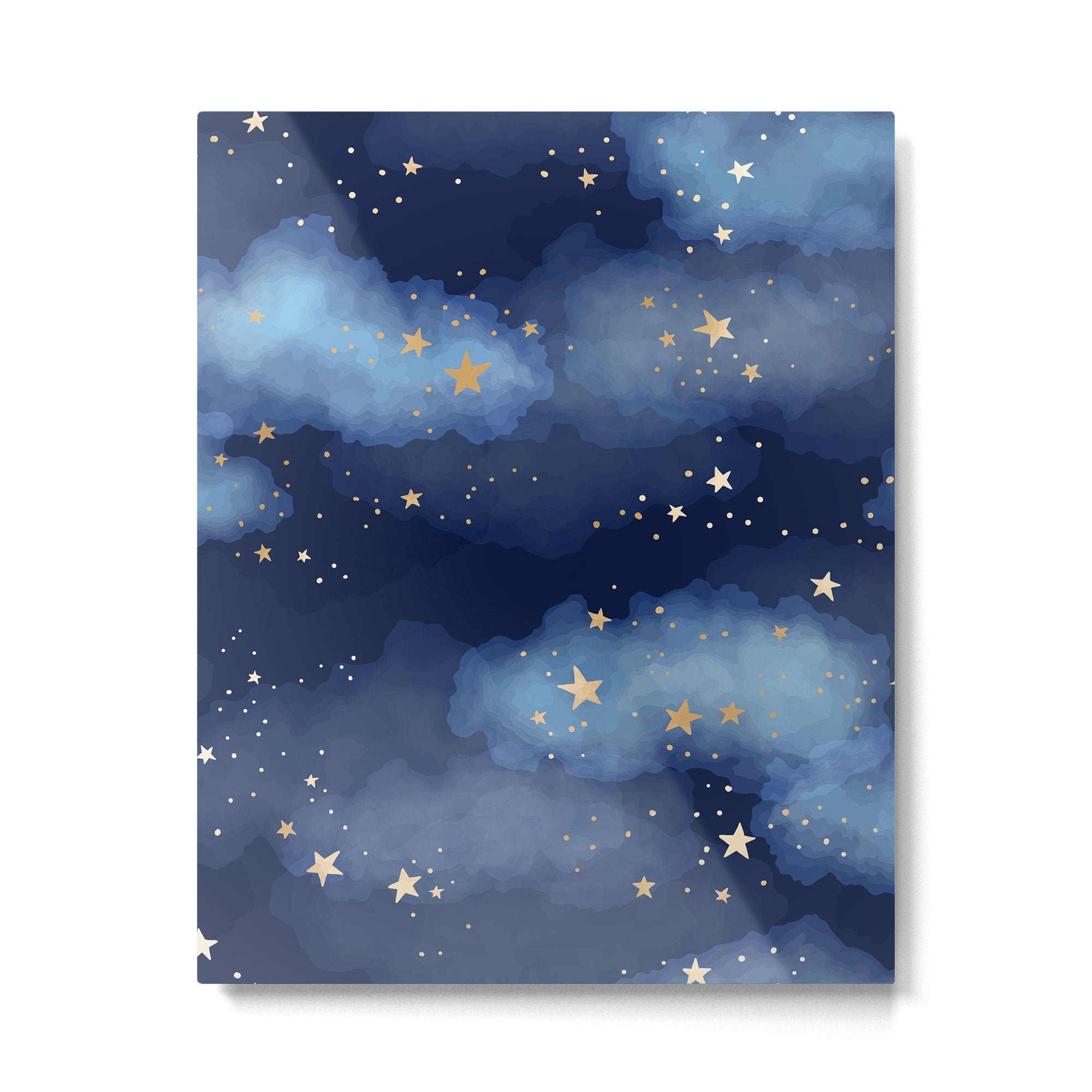 Magical Starry Night Sky  Metal Print | TeksDecor