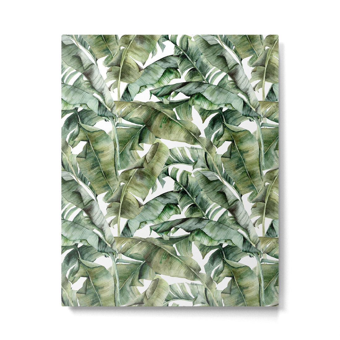 Tropical Banana Leaf Botanical Metal Print | TeksDecor