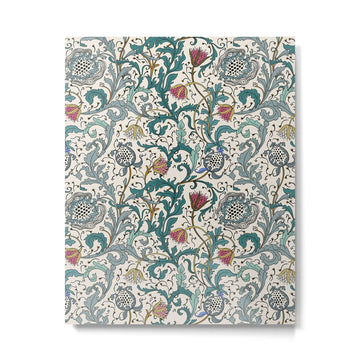 Walter Crane Teazle Art Nouveau Floral Metal Print | TeksDecor