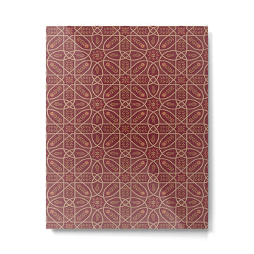 William Morris Brophy Trellis Russet Gold Metal Print | TeksDecor