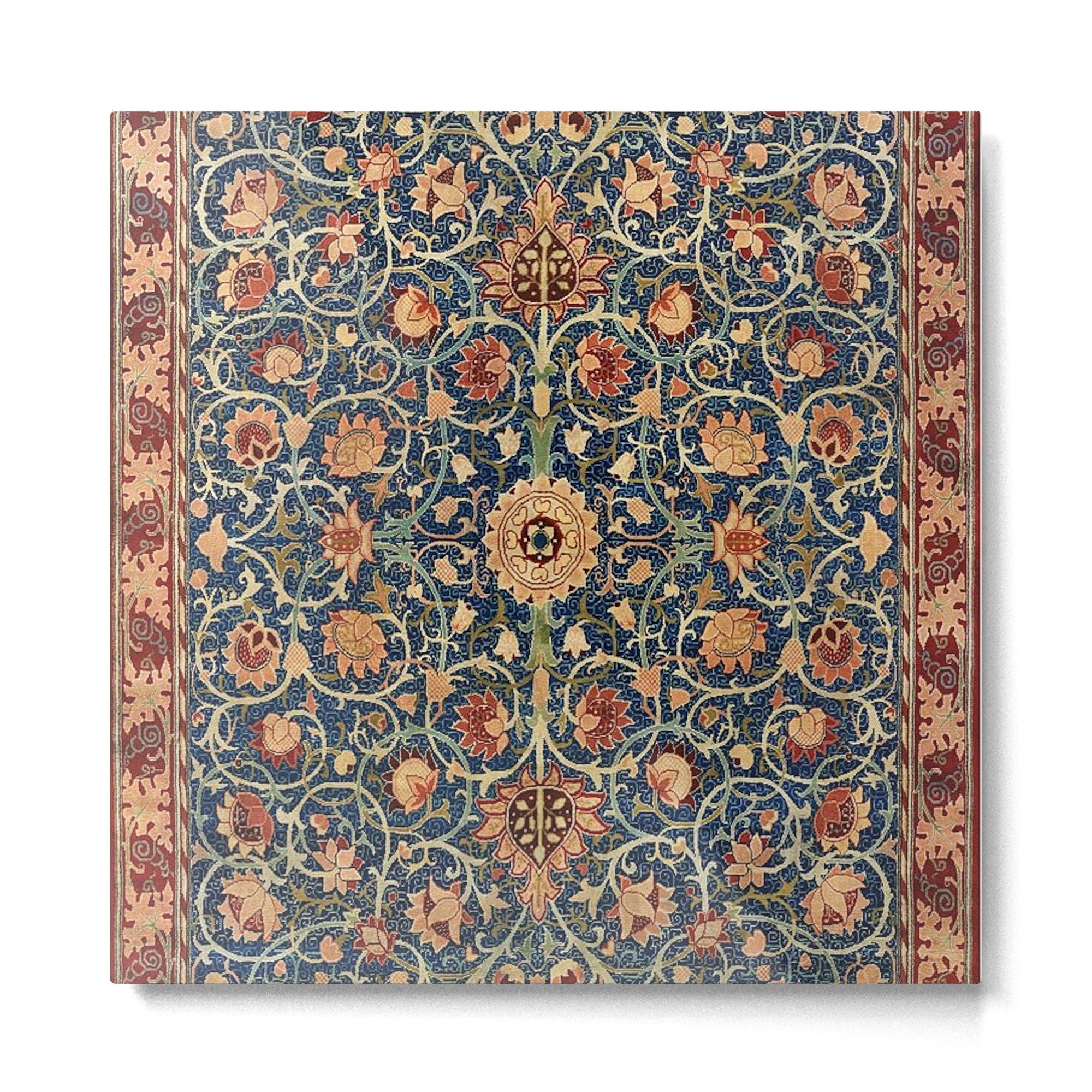 William Morris Holland Park Vintage Pattern Metal Print | TeksDecor