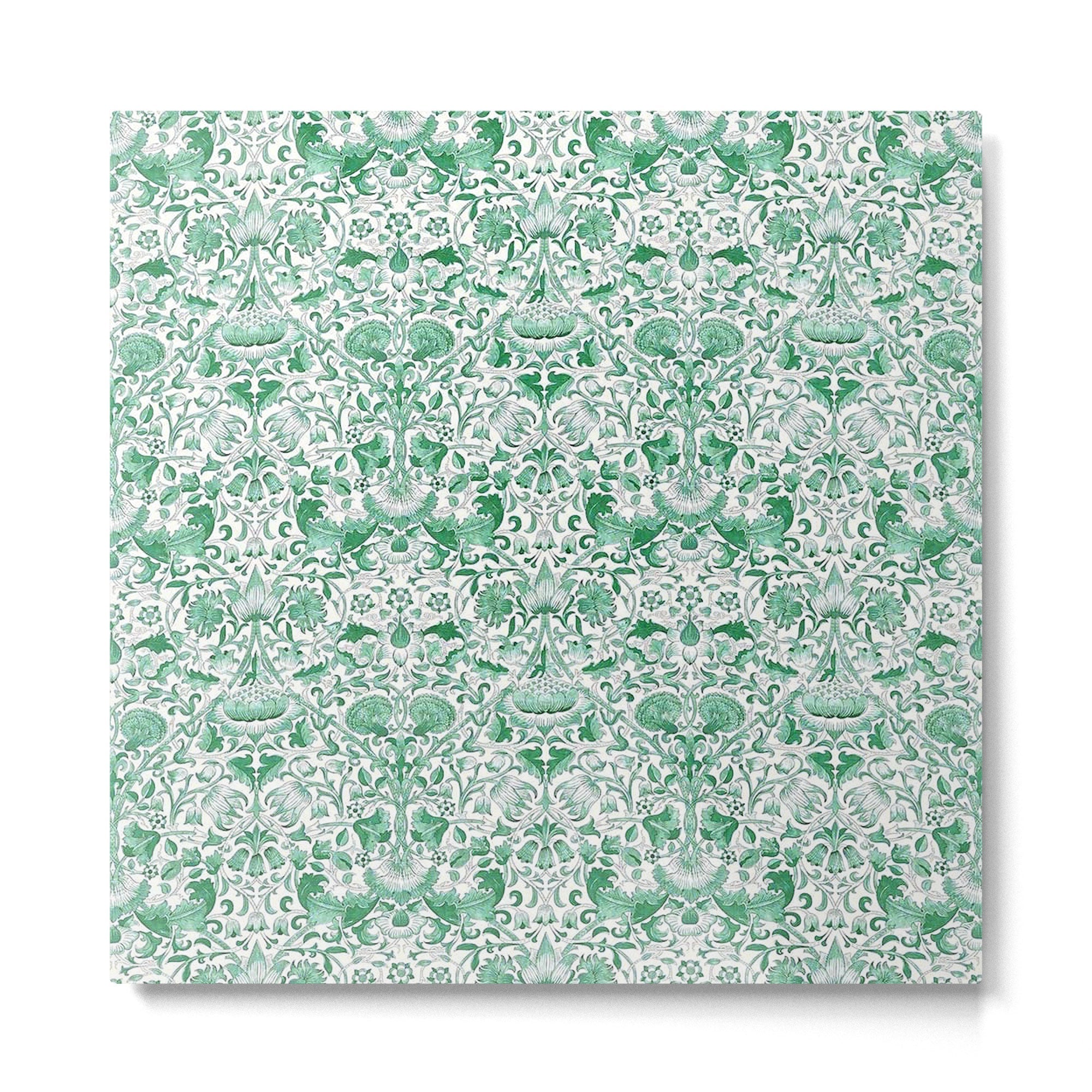 William Morris Lodden Vintage Green Metal Print | TeksDecor
