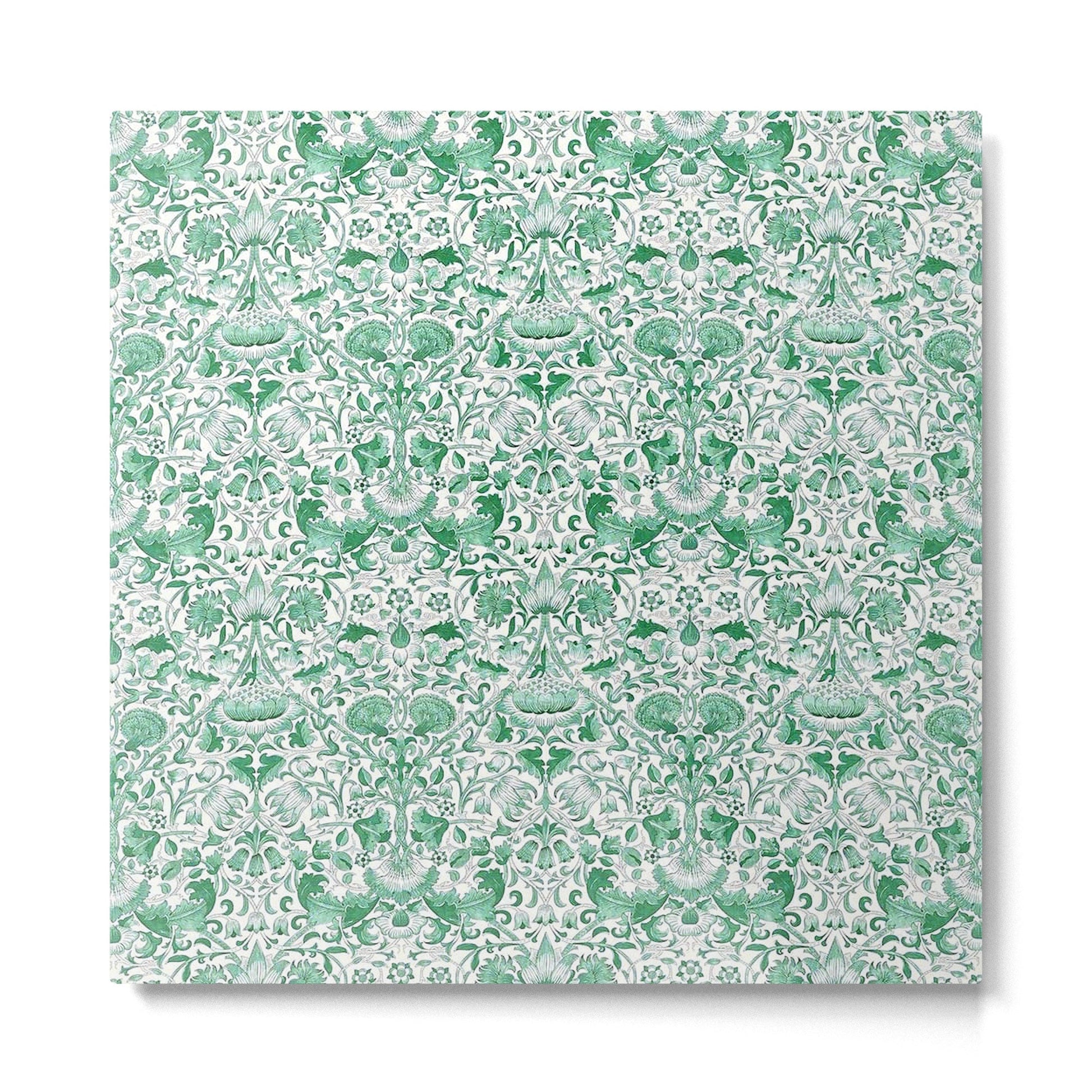 William Morris Lodden Vintage Green Metal Print | TeksDecor