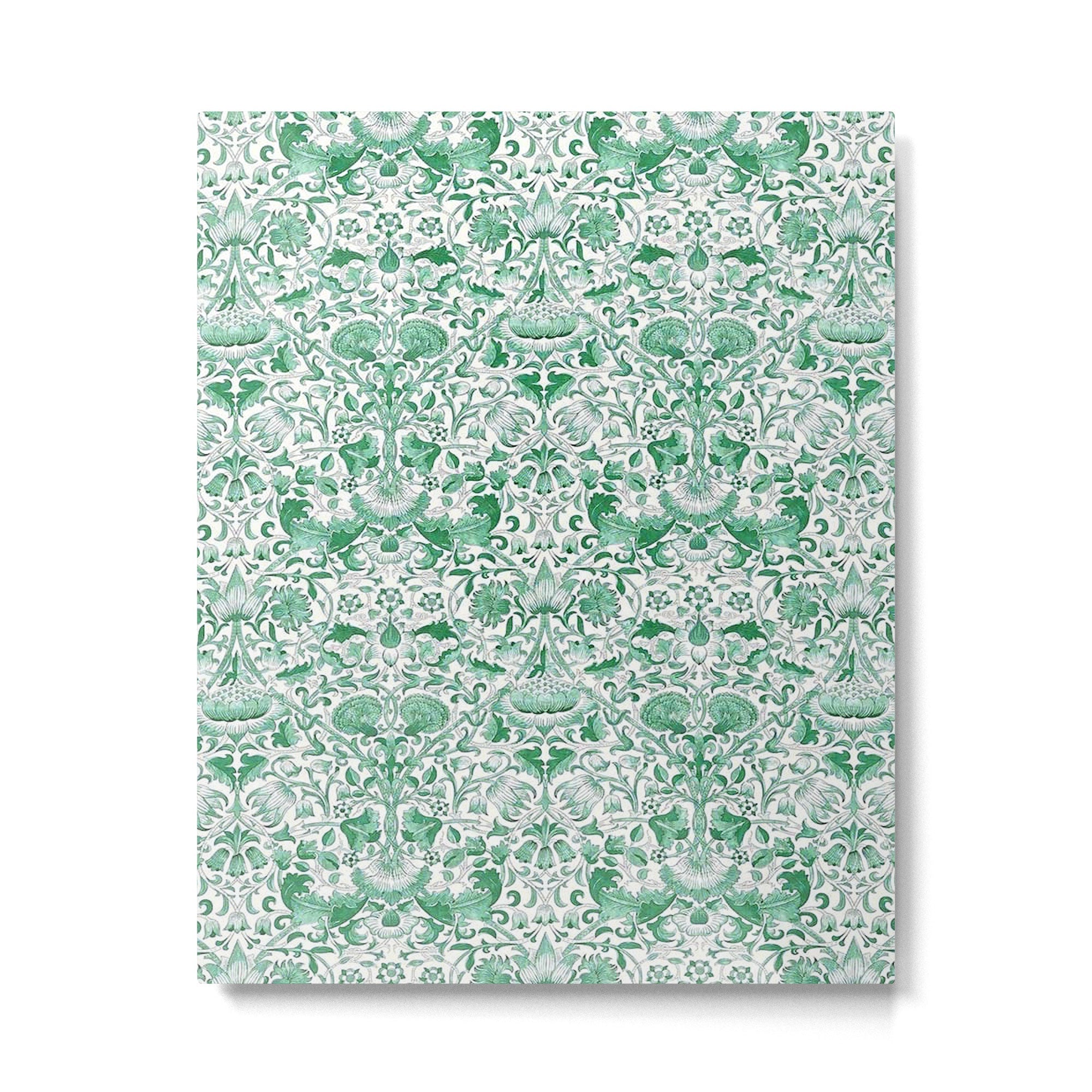 William Morris Lodden Vintage Green Metal Print | TeksDecor