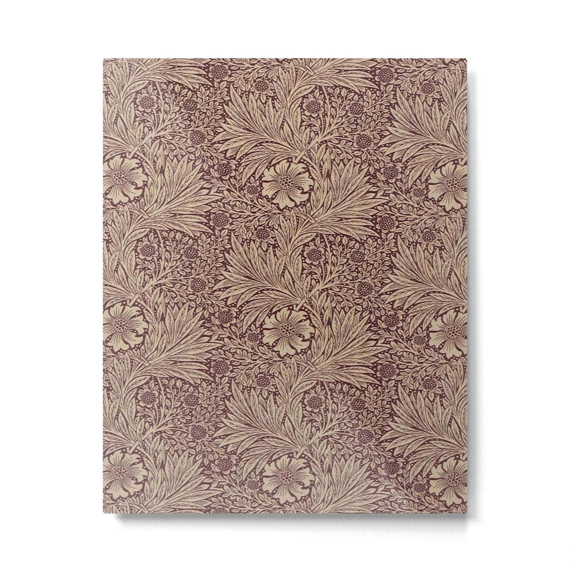 William Morris Marigold Brick Manilla Metal Print | TeksDecor