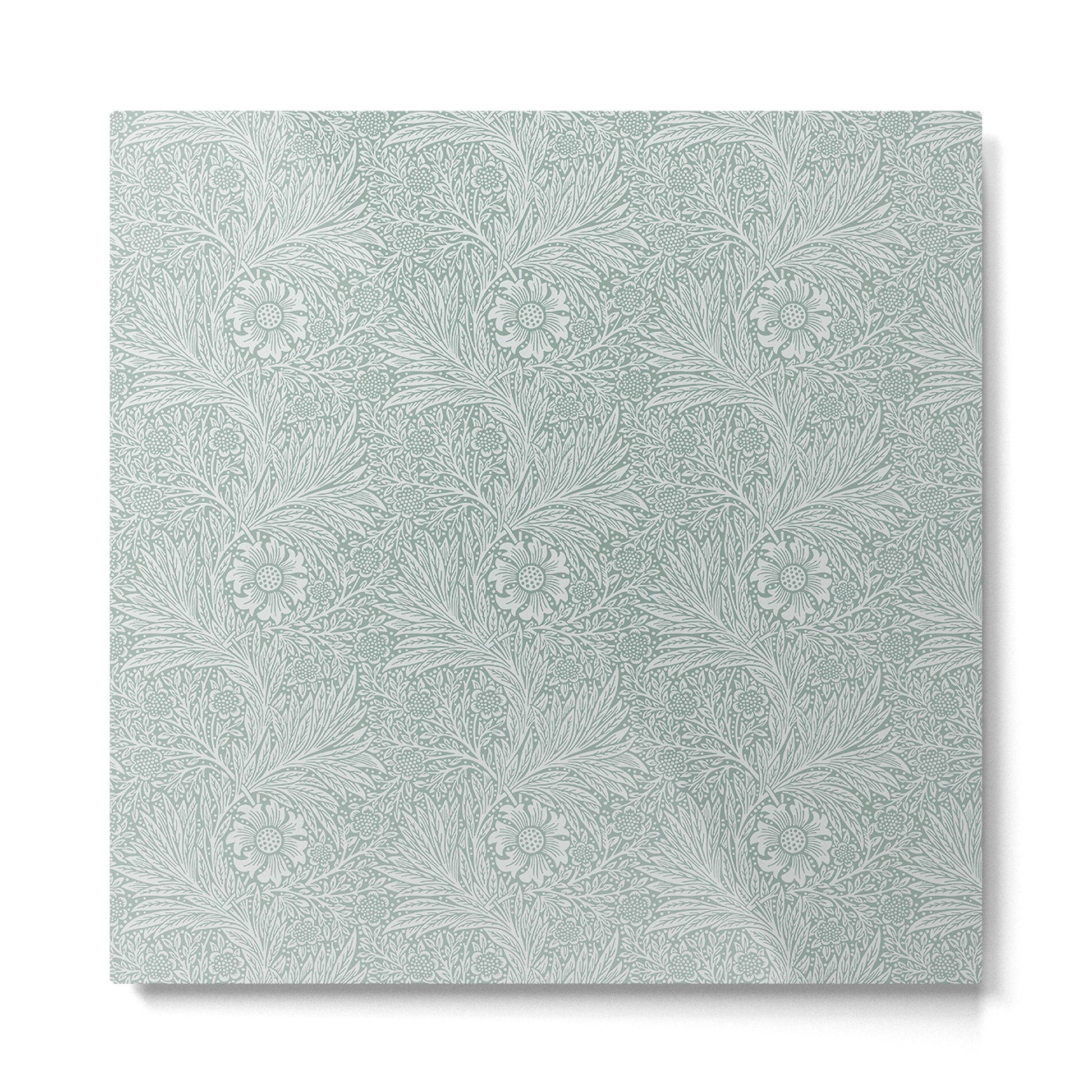 William Morris Marigold Dove Blue Metal Print | TeksDecor