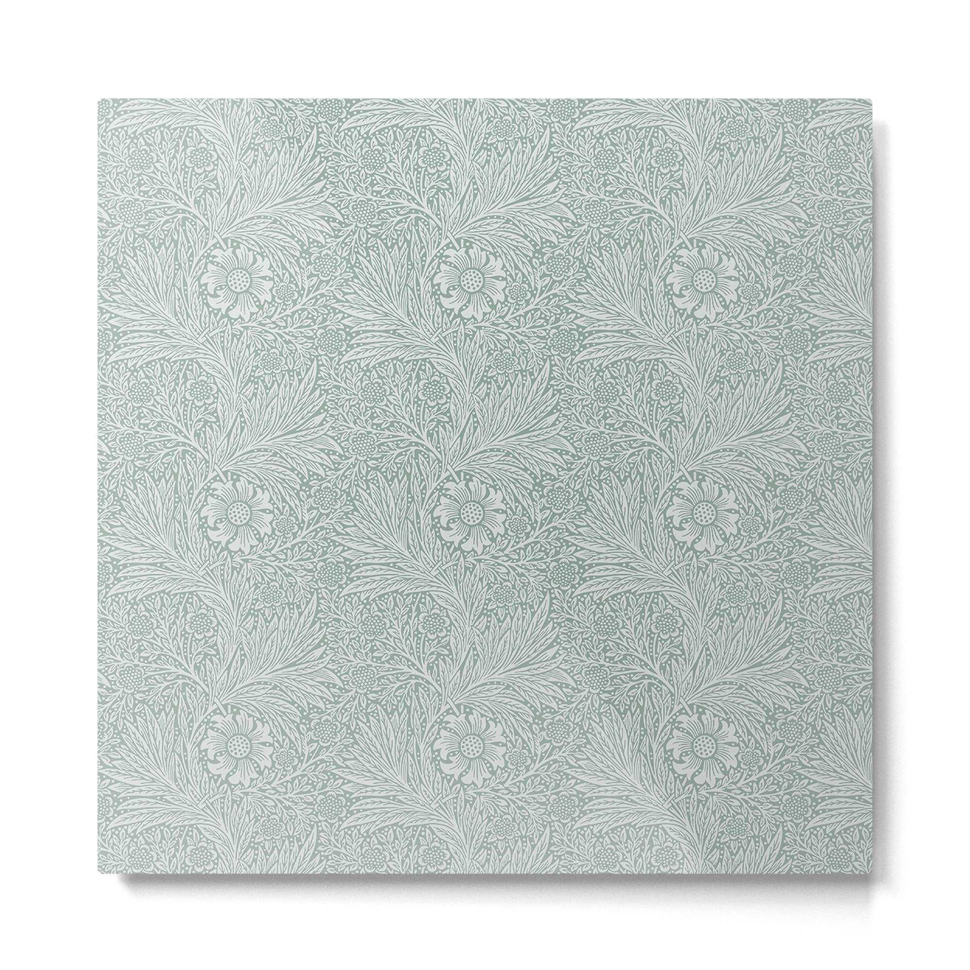 William Morris Marigold Dove Blue Metal Print | TeksDecor