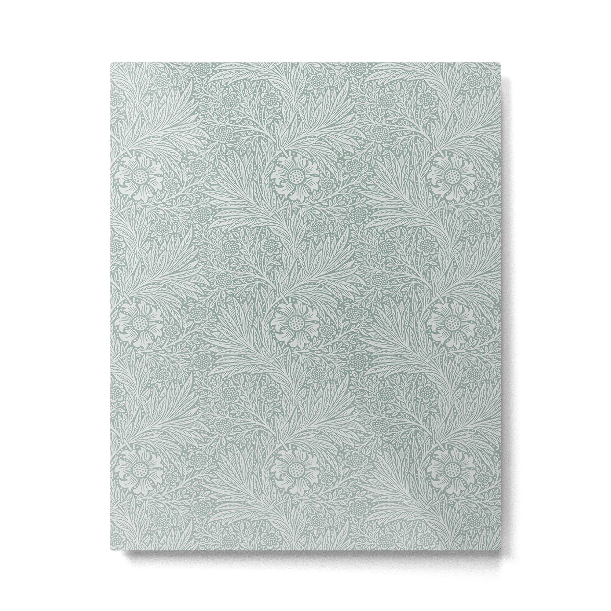 William Morris Marigold Dove Blue Metal Print | TeksDecor