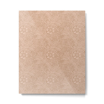 William Morris Marigold Dusky Rose Metal Print | TeksDecor