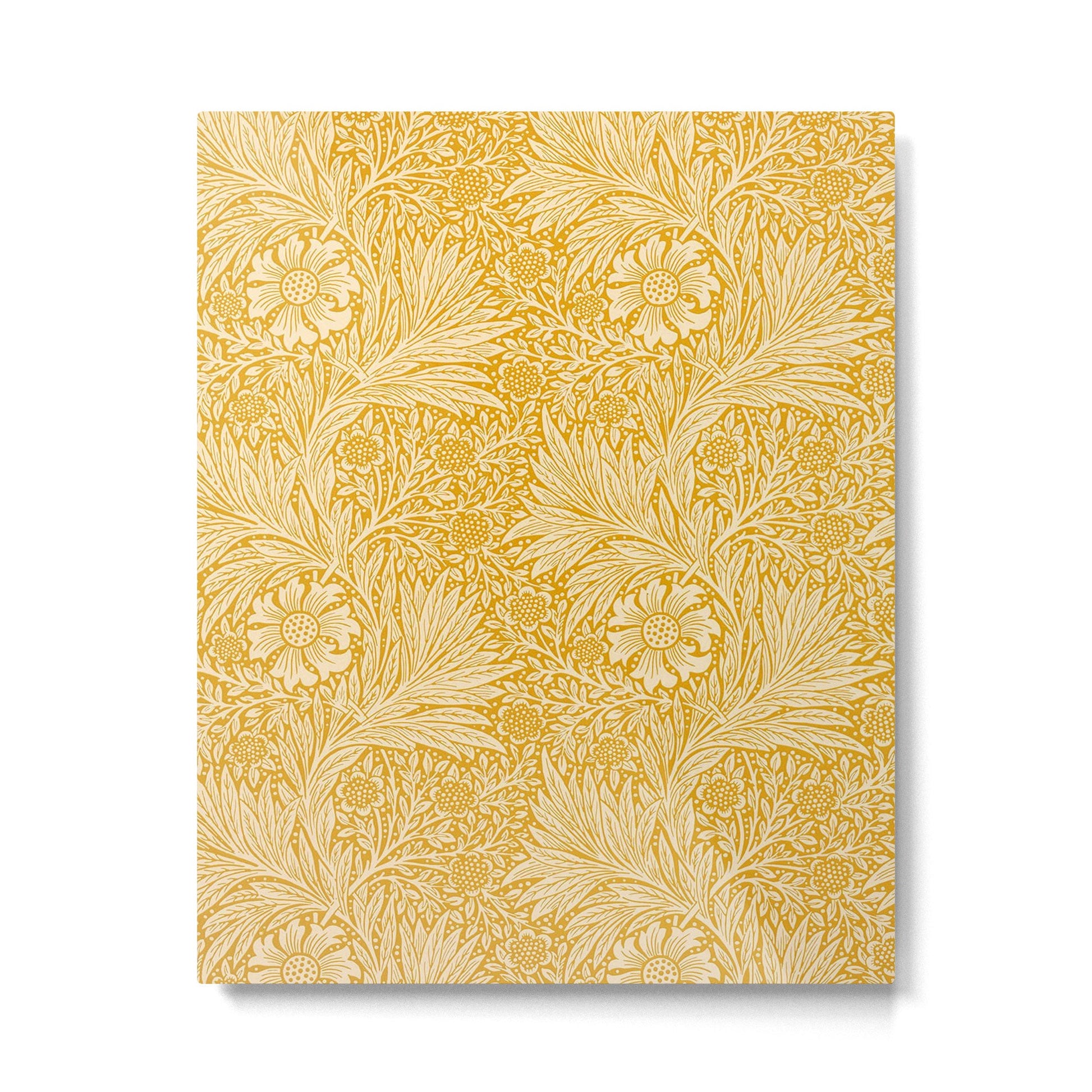 William Morris Marigold Golden Yellow Metal Print | TeksDecor