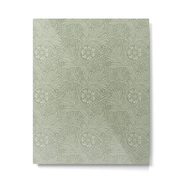 William Morris Marigold Sage Green Metal Print | TeksDecor