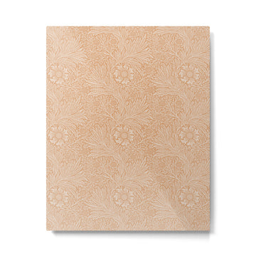 William Morris Marigold Soft Apricot Metal Print | TeksDecor
