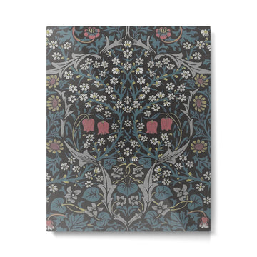 William Morris Midnight Blackthorn  Metal Print | TeksDecor