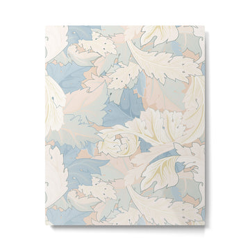 William Morris Pastel Acanthus Leaves Metal Print | TeksDecor