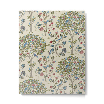 William Morris Vintage Kelmscott Tree Orchard Metal Print | TeksDecor