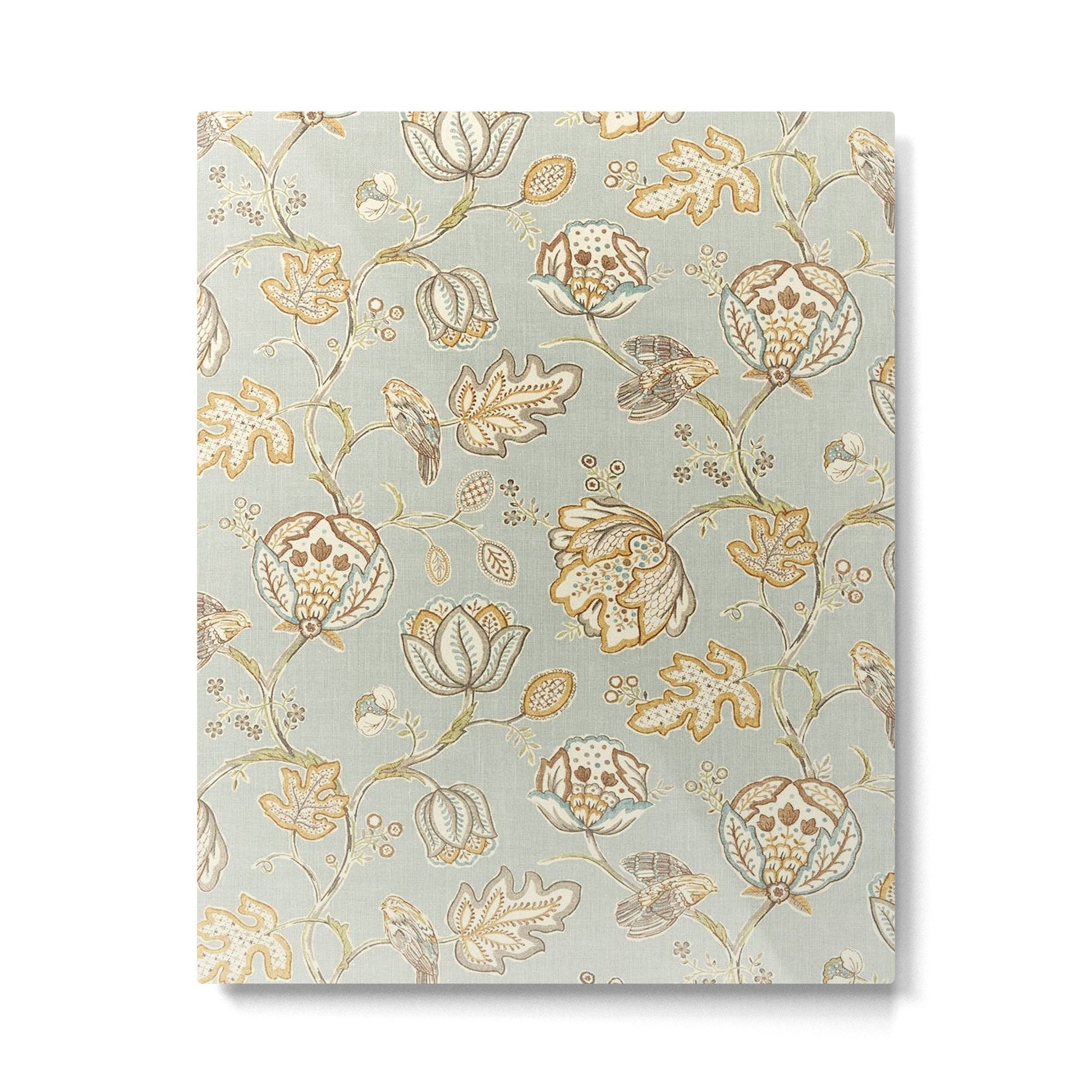 William Morris Vintage Theodosia Grey Pattern  Metal Print | TeksDecor