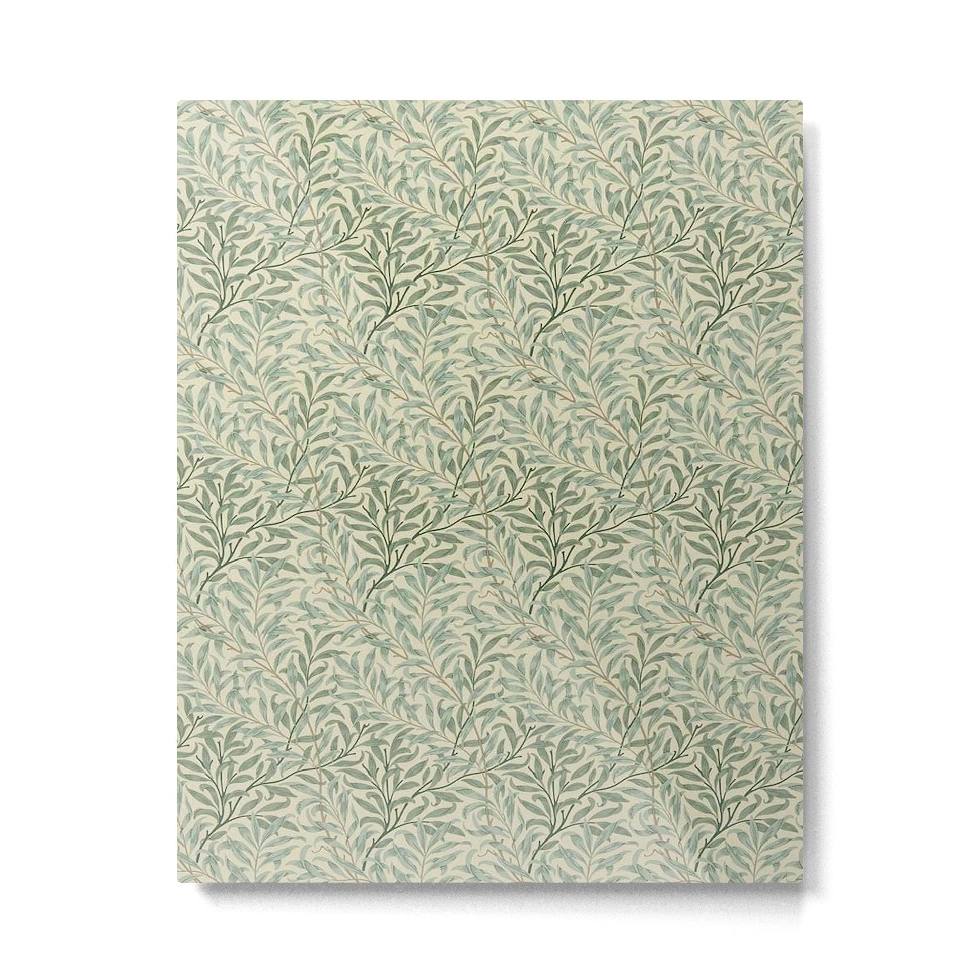 William Morris Willow Bough Cream Pale Green Metal Print | TeksDecor