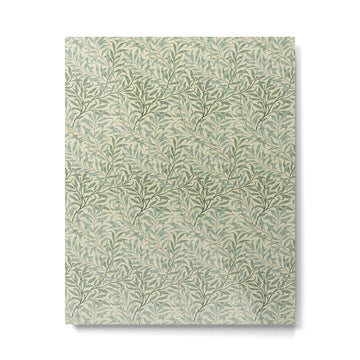 William Morris Willow Bough Cream Pale Green Metal Print | TeksDecor