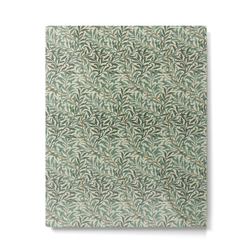 William Morris Willow Bough Cream Green Metal Print | TeksDecor