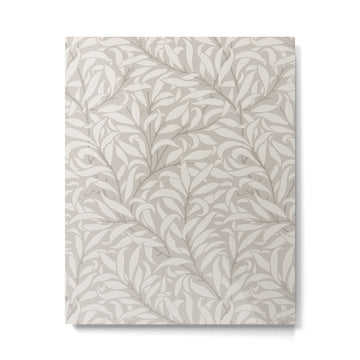 William Morris Willow Bough Dove Ivory Metal Print | TeksDecor