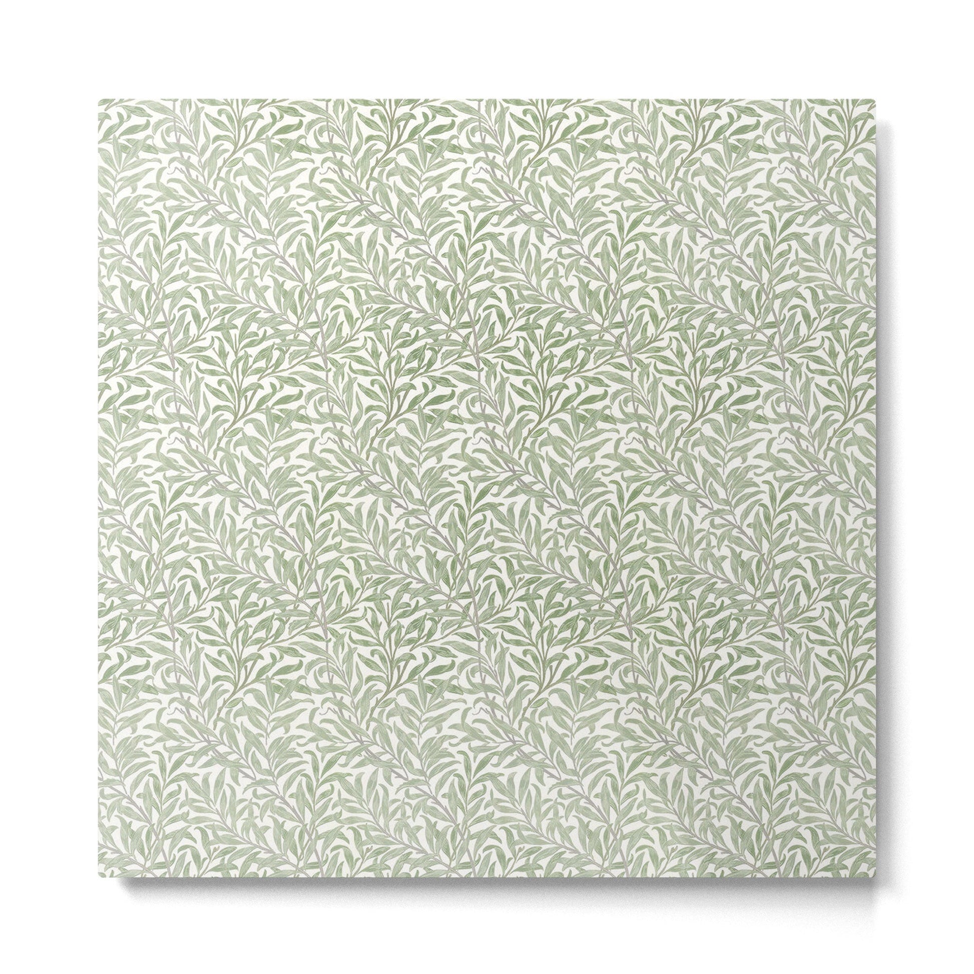 William Morris Willow Bough Willow Ecru Metal Print | TeksDecor