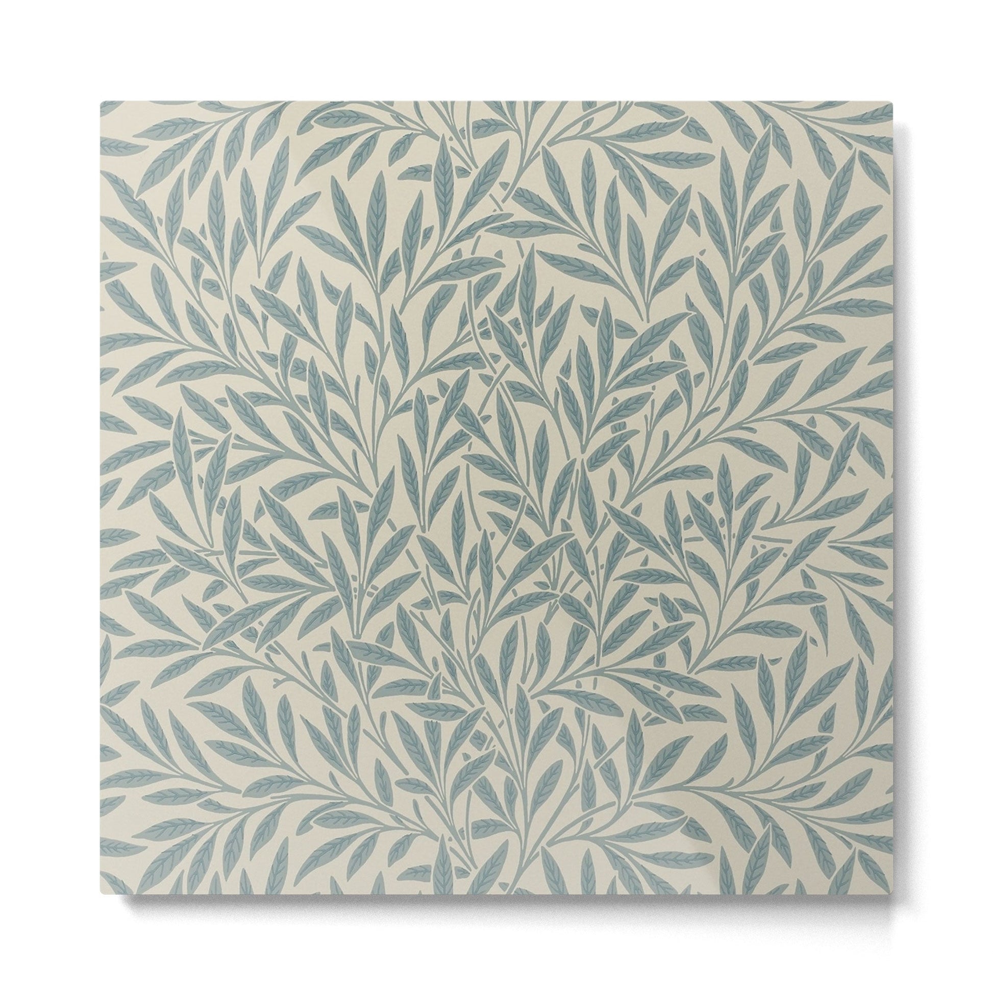 William Morris Willow Slate Metal Print | TeksDecor
