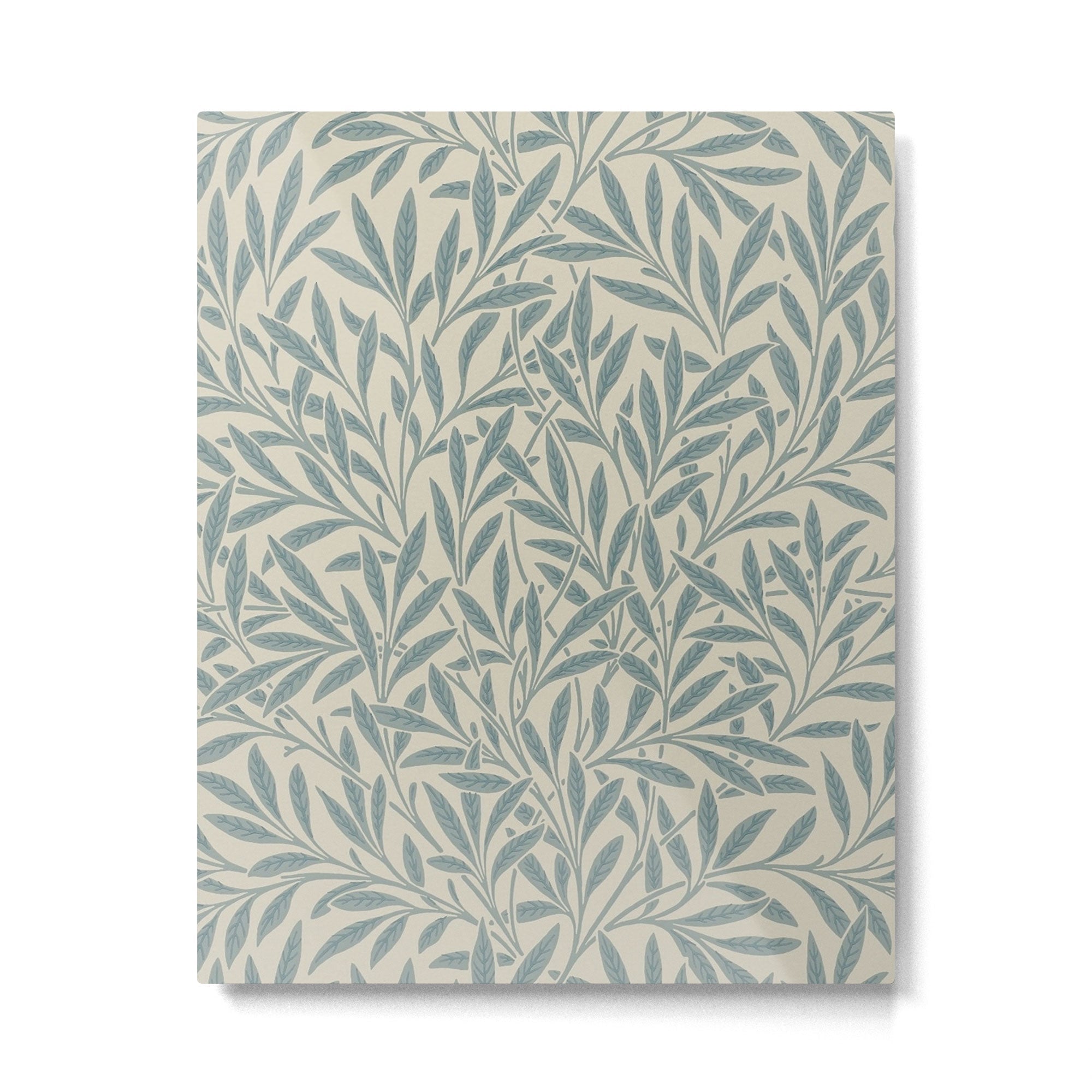 William Morris Willow Slate Metal Print | TeksDecor