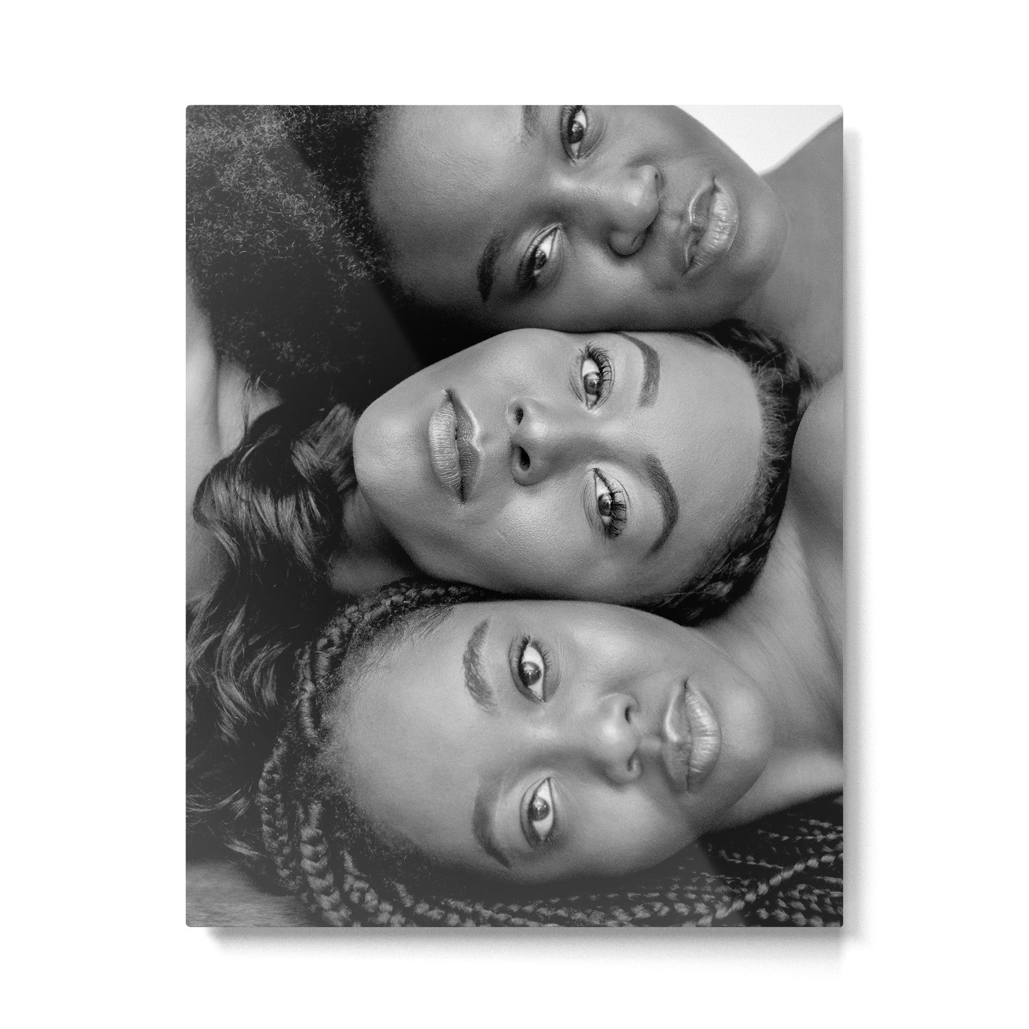 African American Women in black and white Metal Print | TeksDecor