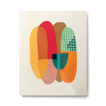 Art Pills: Mid-Century Edition Metal Print | TeksDecor