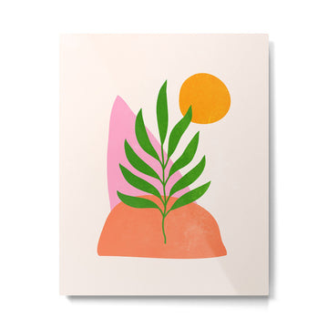 Autumn Bloom II Metal Print | TeksDecor