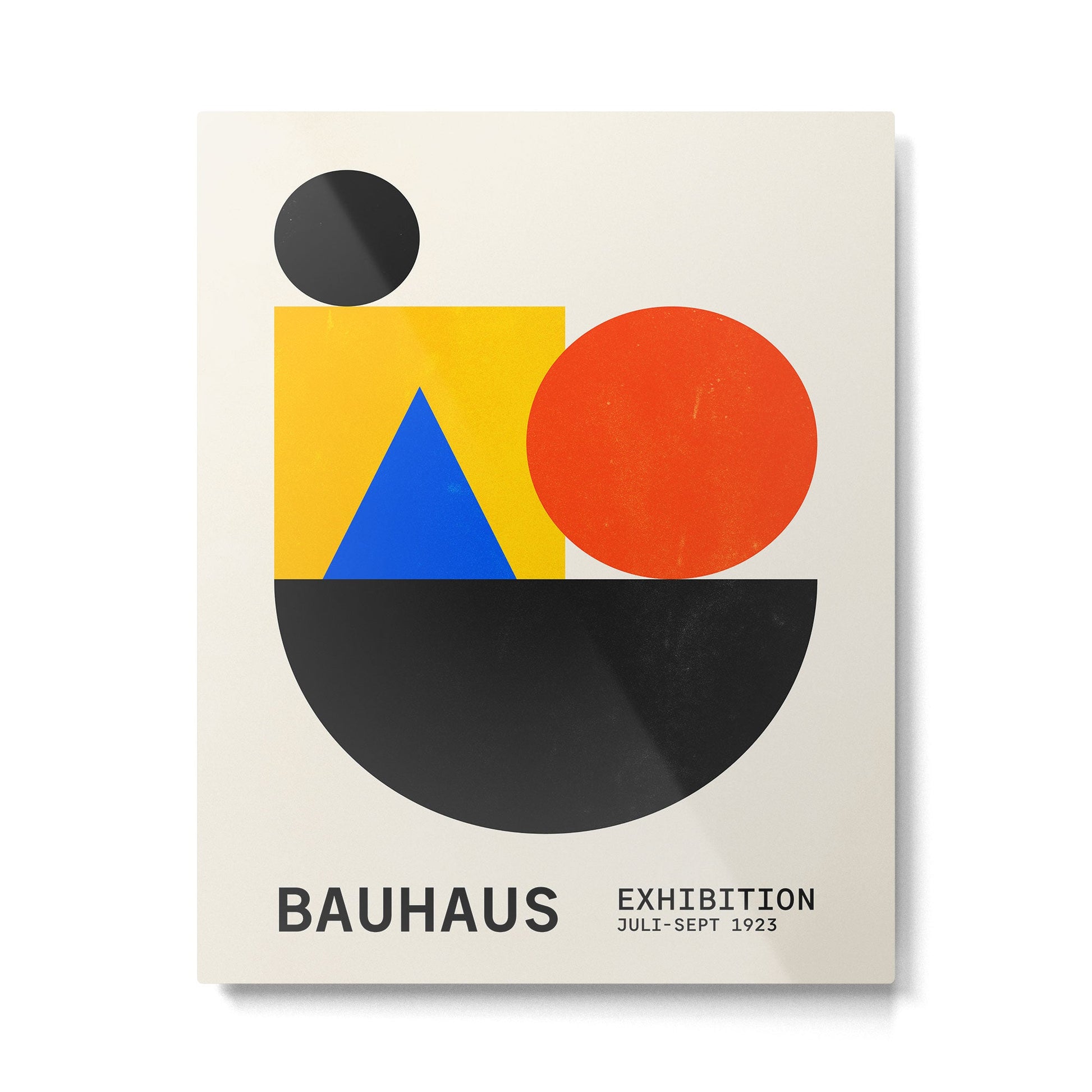 Balance 02: Bauhaus Mid-Century Edition Metal Print | TeksDecor