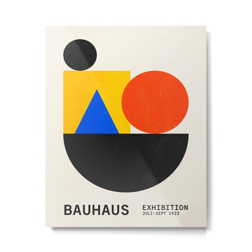 Balance 02: Bauhaus Mid-Century Edition Metal Print | TeksDecor