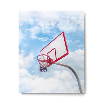 Basketball Court | Venice Beach, Los Angeles, California Metal Print | TeksDecor