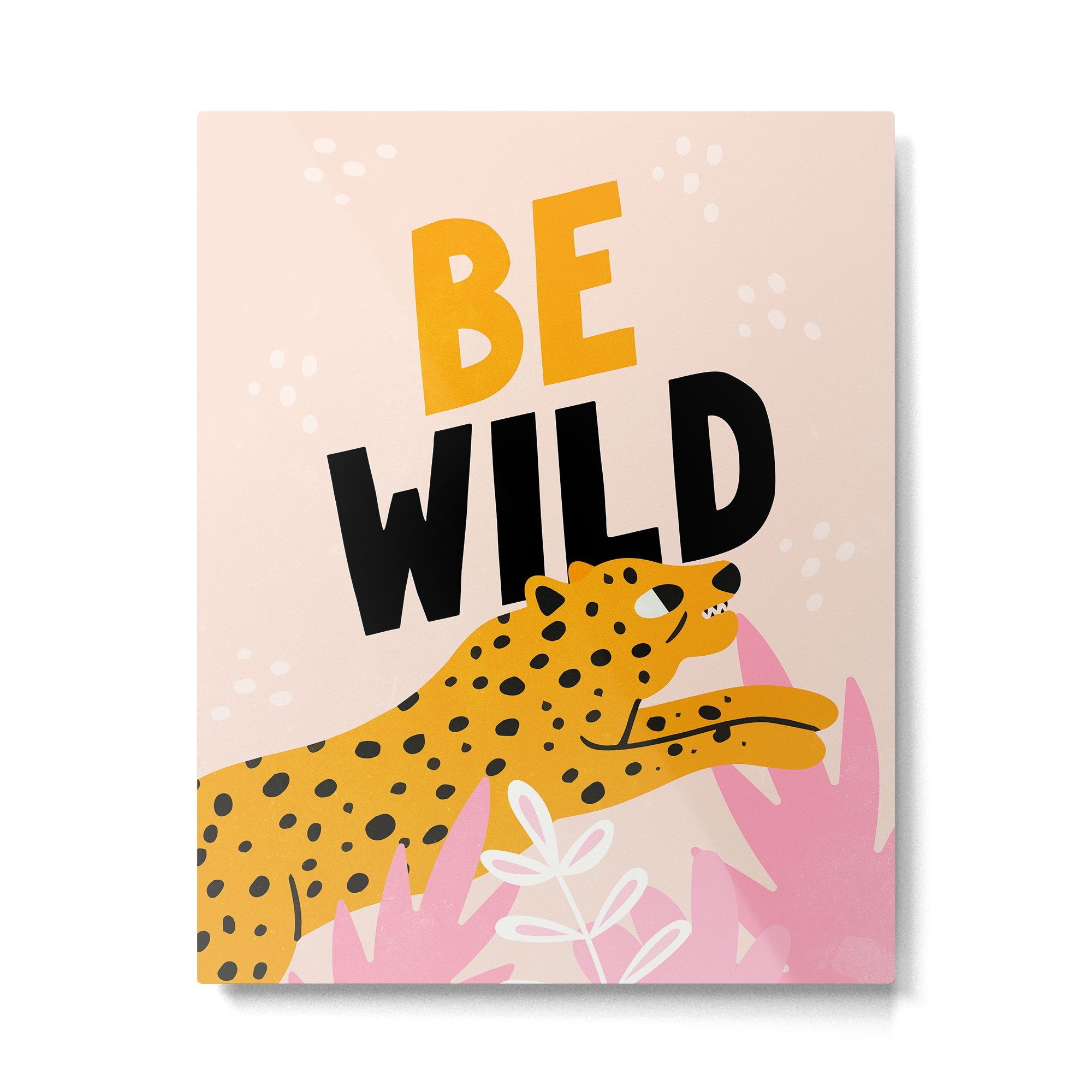 Be Wild: The Peach Edition Metal Print | TeksDecor