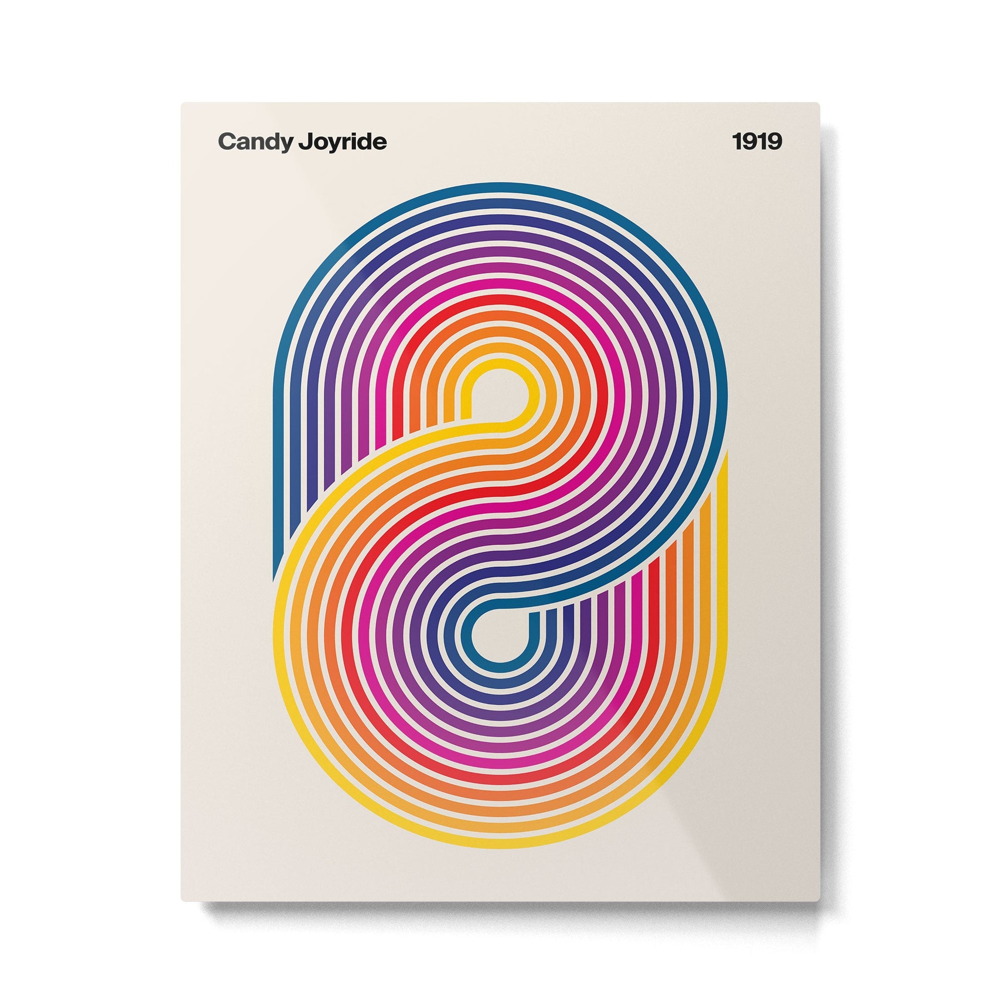 Candy Joyride: 80s Edition Metal Print | TeksDecor