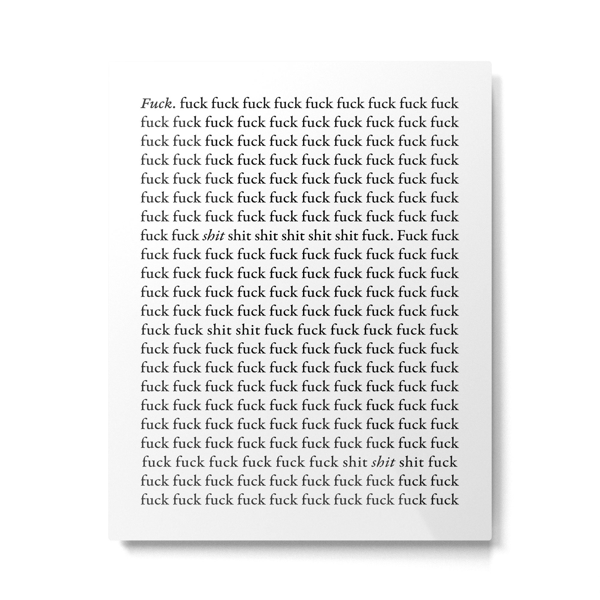 Daily Journal Metal Print | TeksDecor