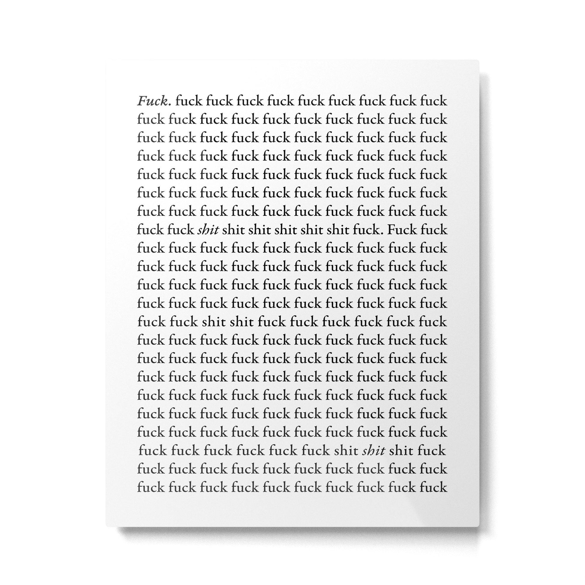 Daily Journal Metal Print | TeksDecor