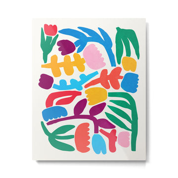 Paper Flowers: Matisse Edition Metal Print | TeksDecor