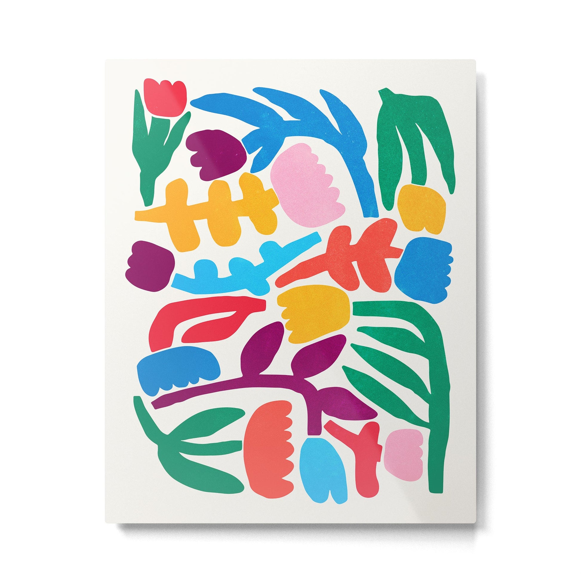 Paper Flowers: Matisse Edition Metal Print | TeksDecor