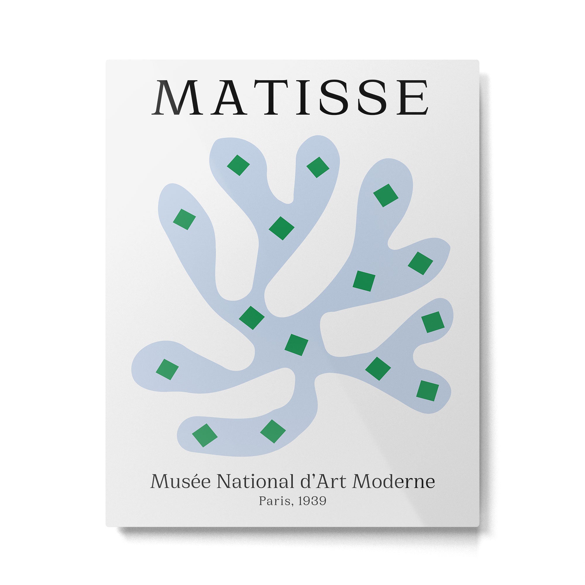 Periwinkle: Matisse Pastel Series 01 Metal Print | TeksDecor