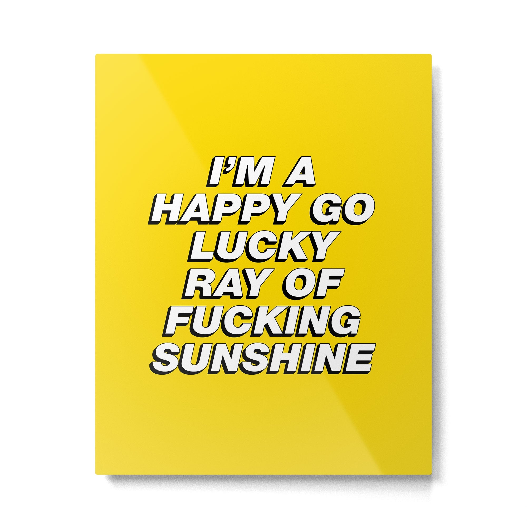 Ray of Sunshine Metal Print | TeksDecor