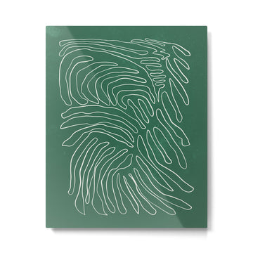 Seagrass: Matisse Mid-Century Edition Metal Print | TeksDecor