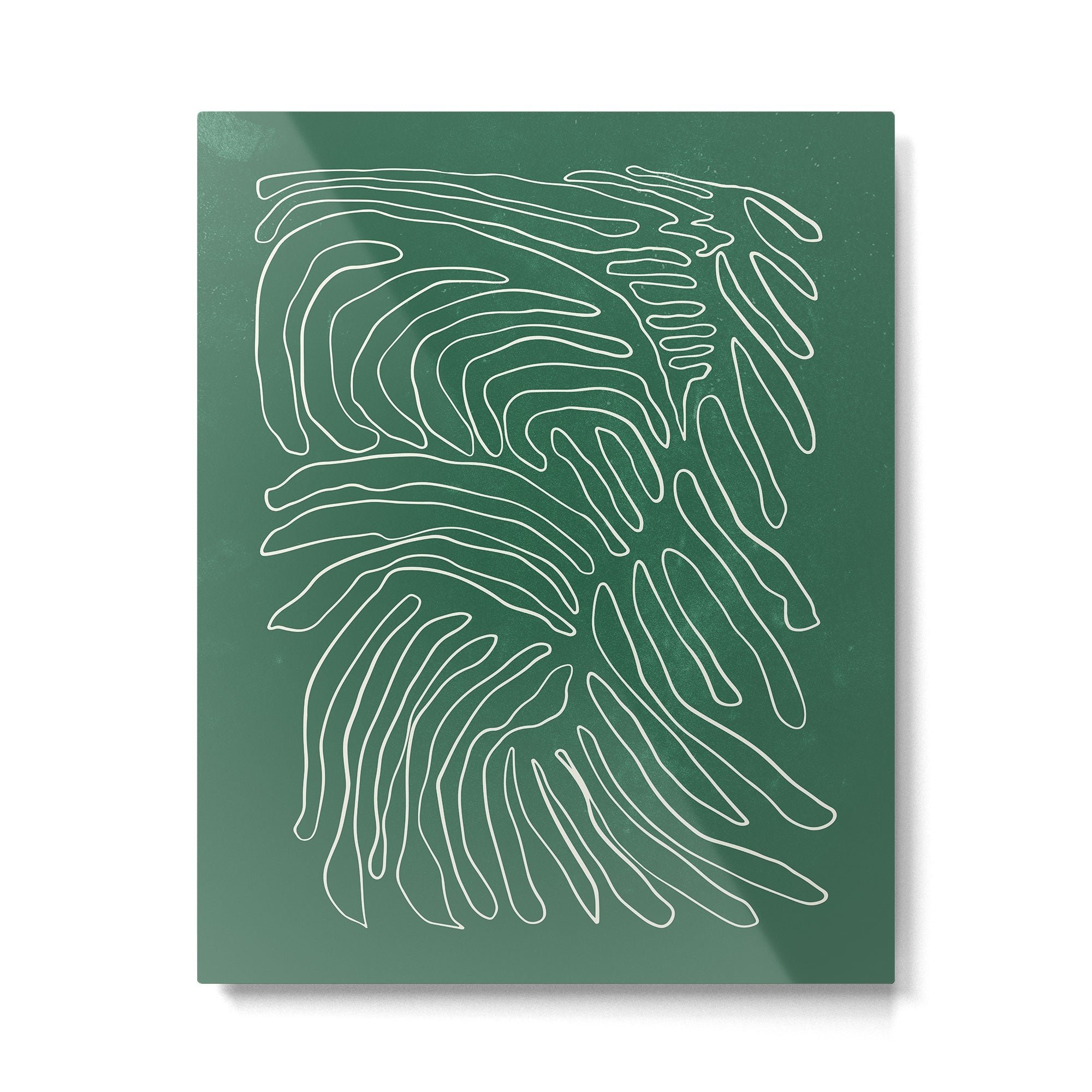 Seagrass: Matisse Mid-Century Edition Metal Print | TeksDecor