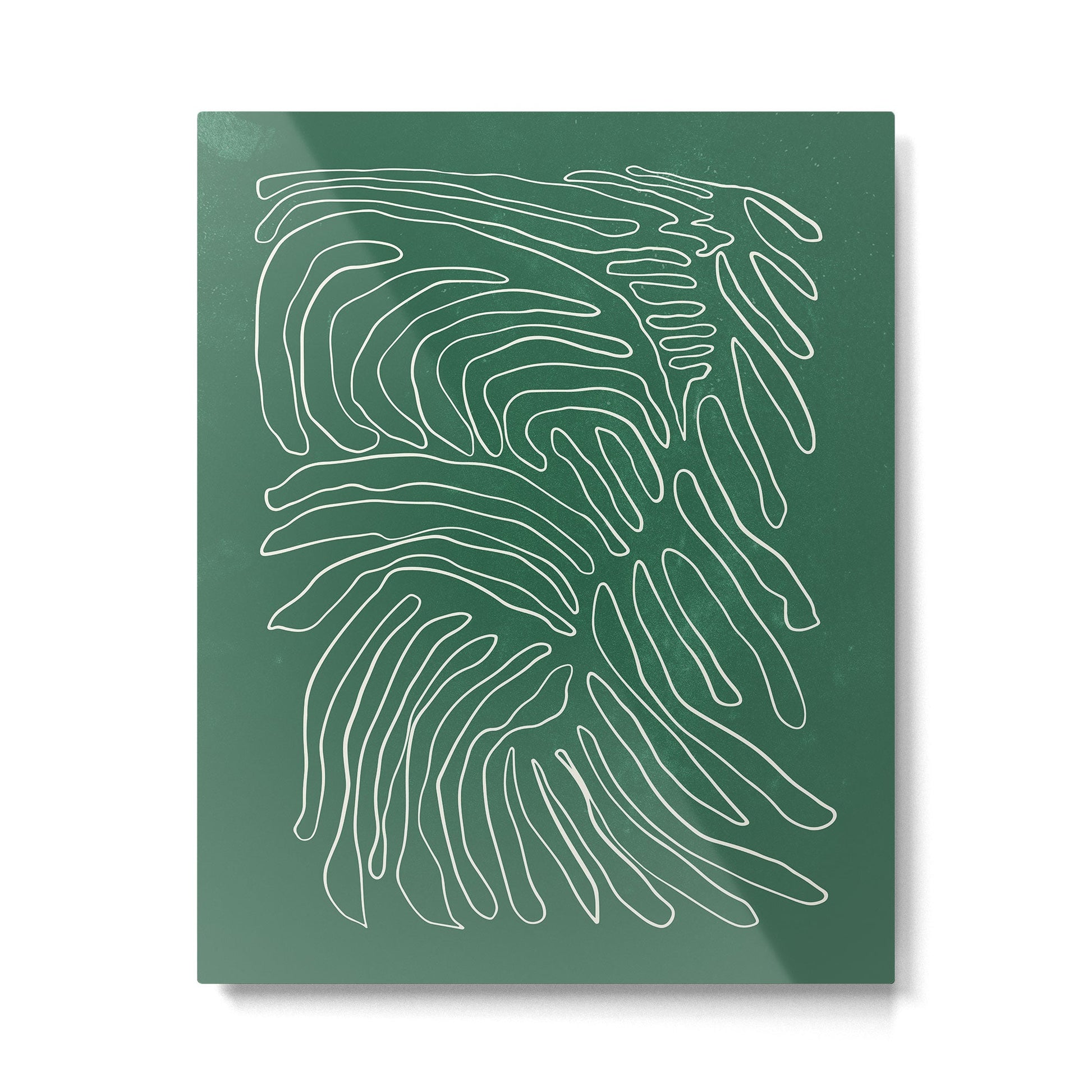 Seagrass: Matisse Mid-Century Edition Metal Print | TeksDecor