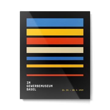 Stripes | Bauhaus V Metal Print | TeksDecor
