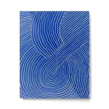 Strokes 01: Chathams Blue Edition  Metal Print | TeksDecor