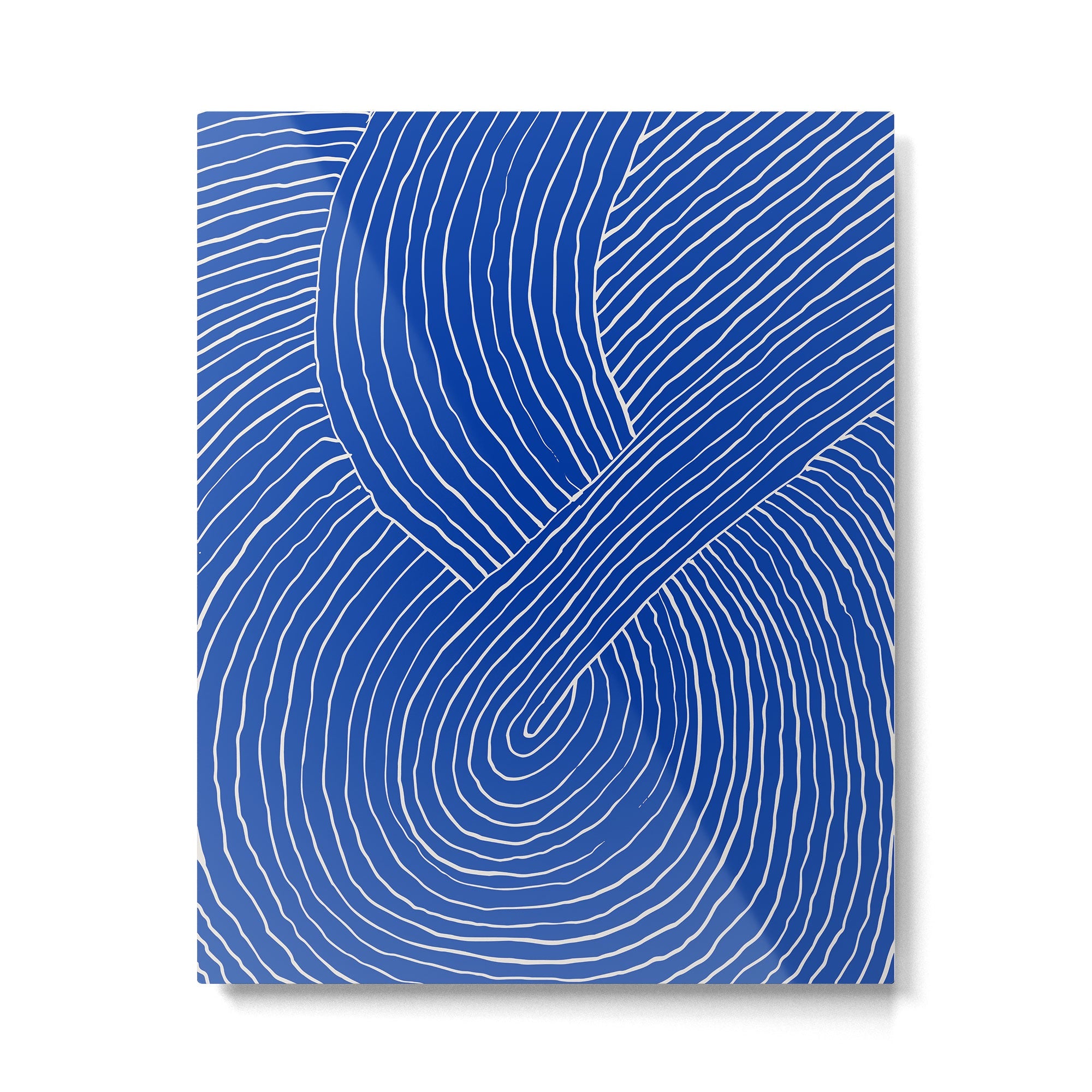 Strokes 01: Chathams Blue Edition  Metal Print | TeksDecor