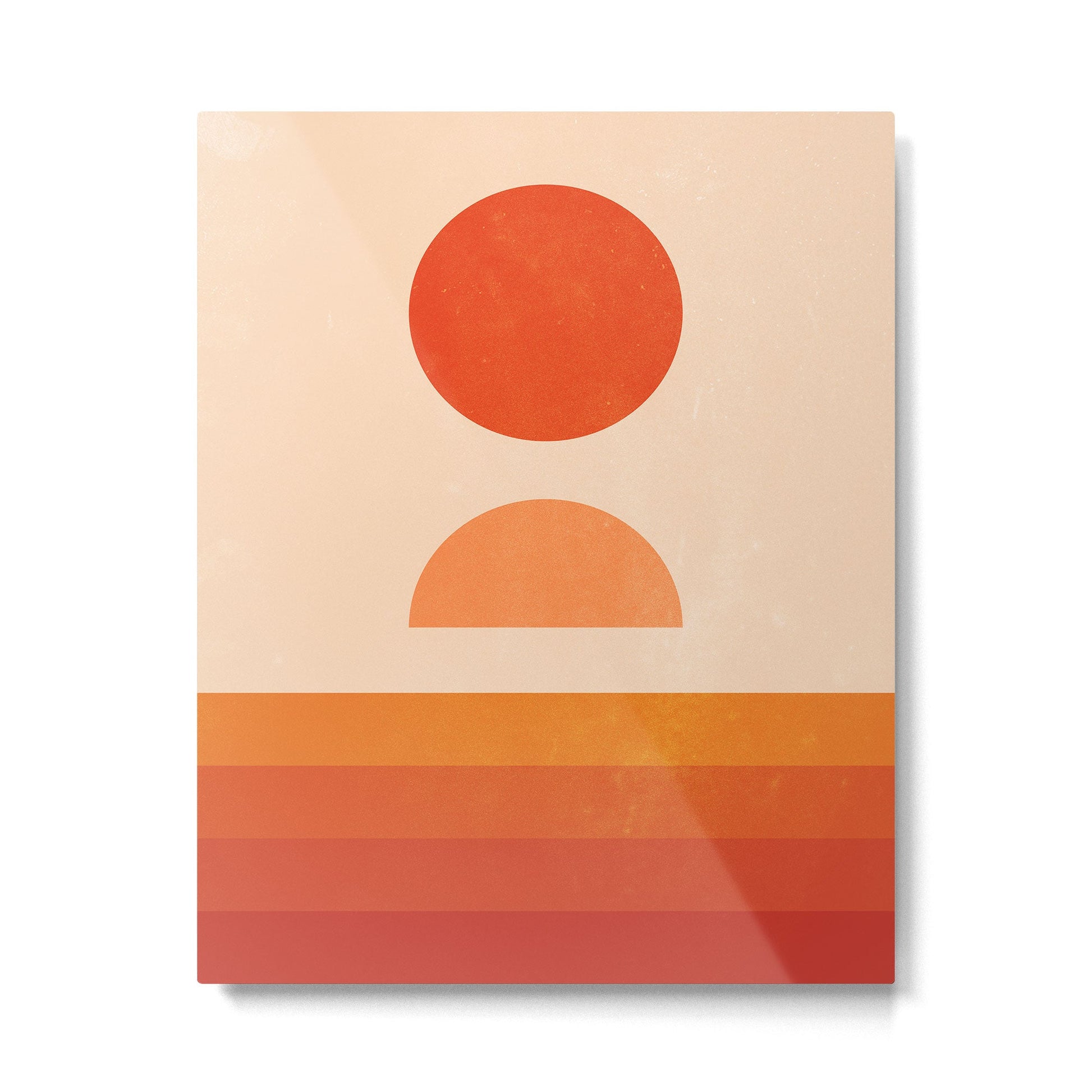 Sun Waves Metal Print | TeksDecor